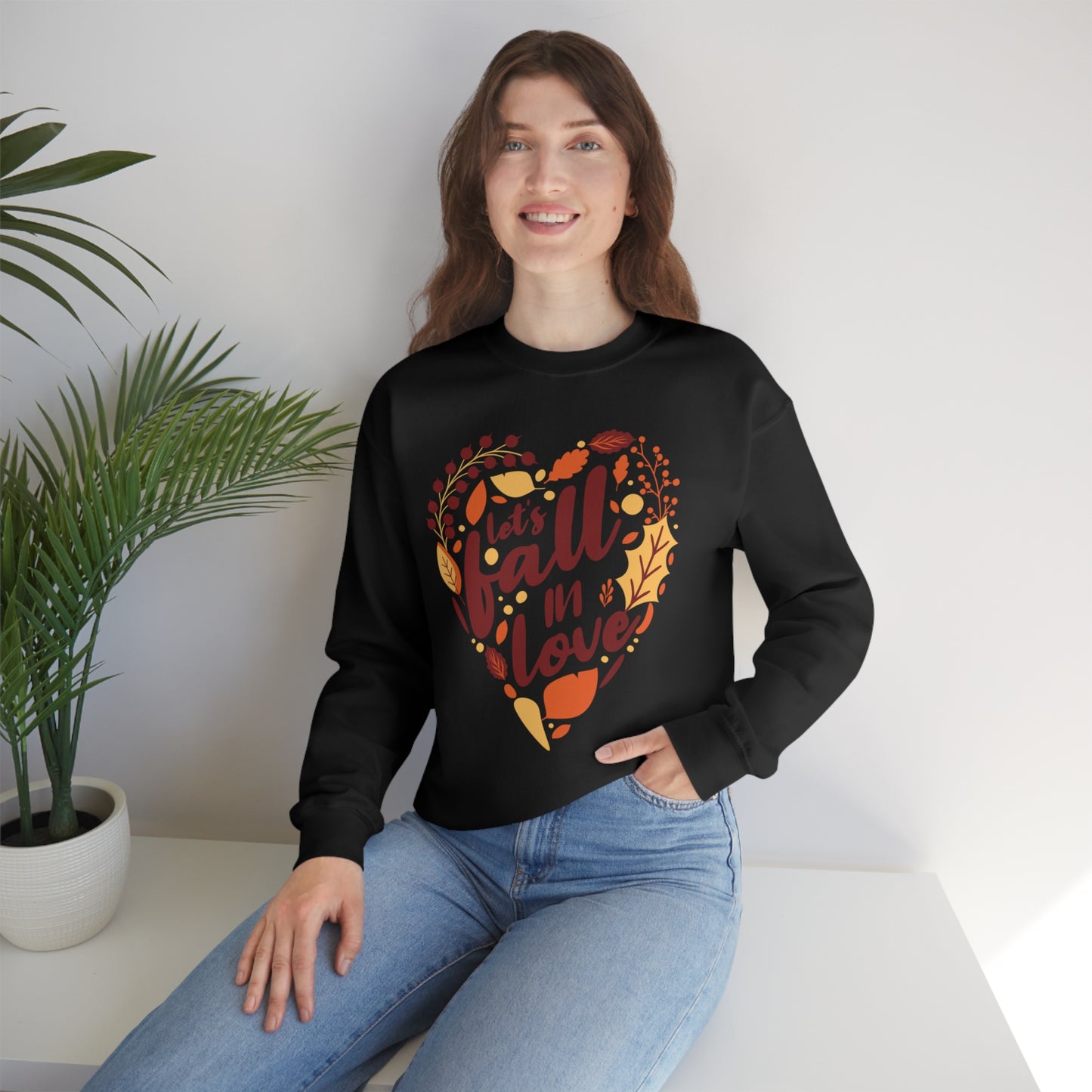 Let's Fall In Love Crewneck Sweatshirt