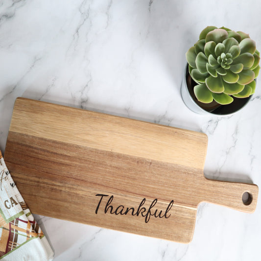 Personalized Acacia Cutting Board