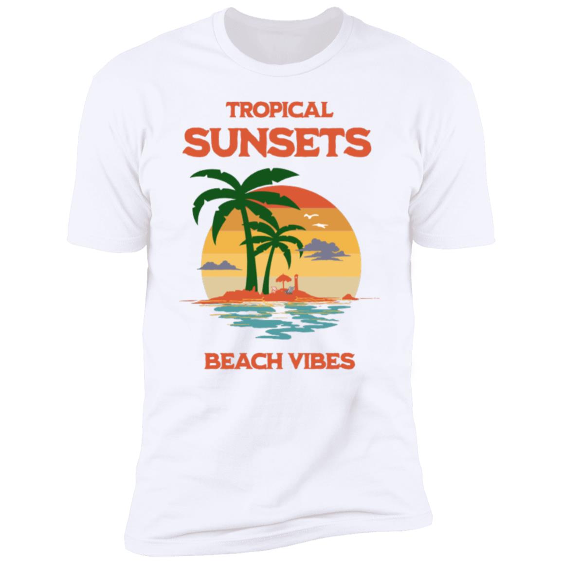 Tropical Sunset Beach Vibes T-Shirt