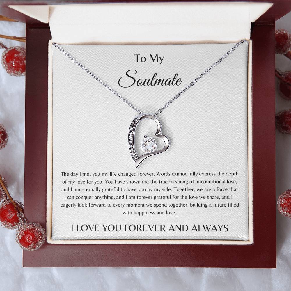 To My Soulmate | Forever Love Necklace