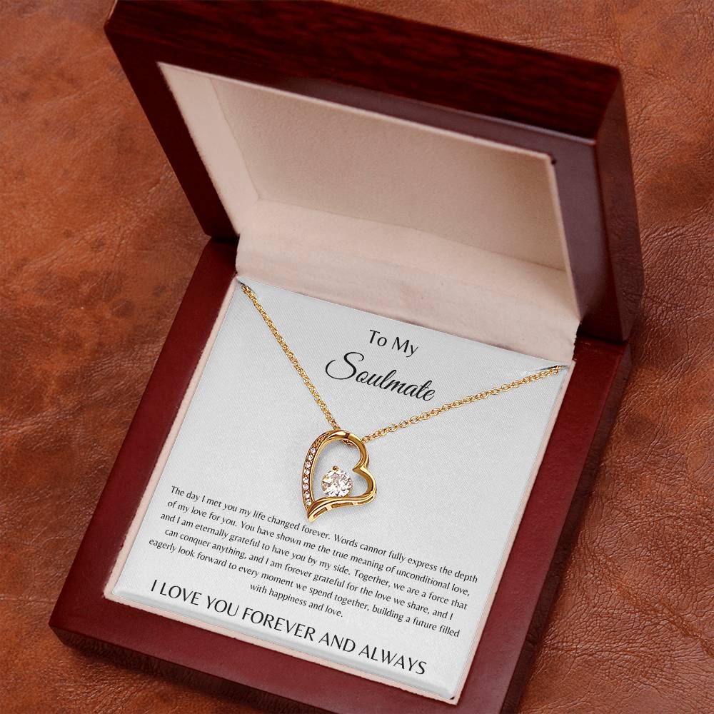 To My Soulmate | Forever Love Necklace