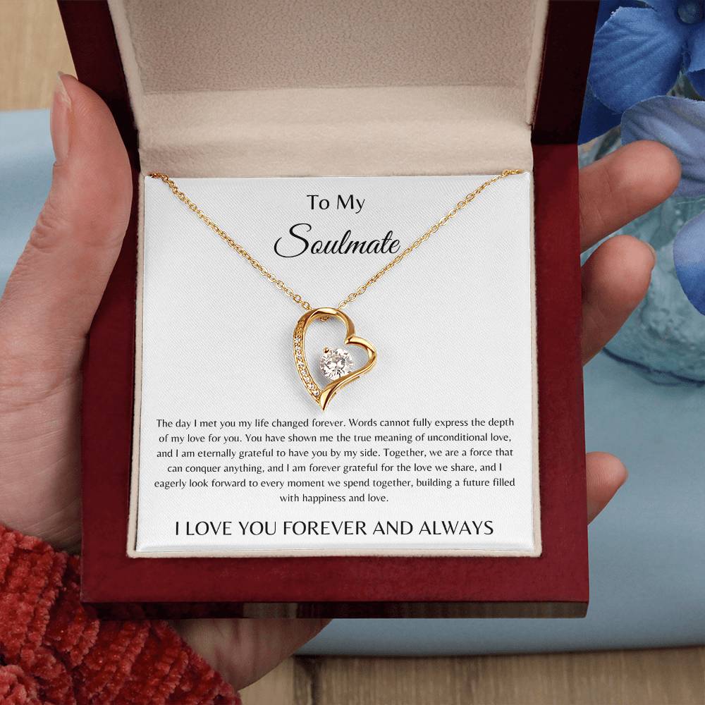 To My Soulmate | Forever Love Necklace