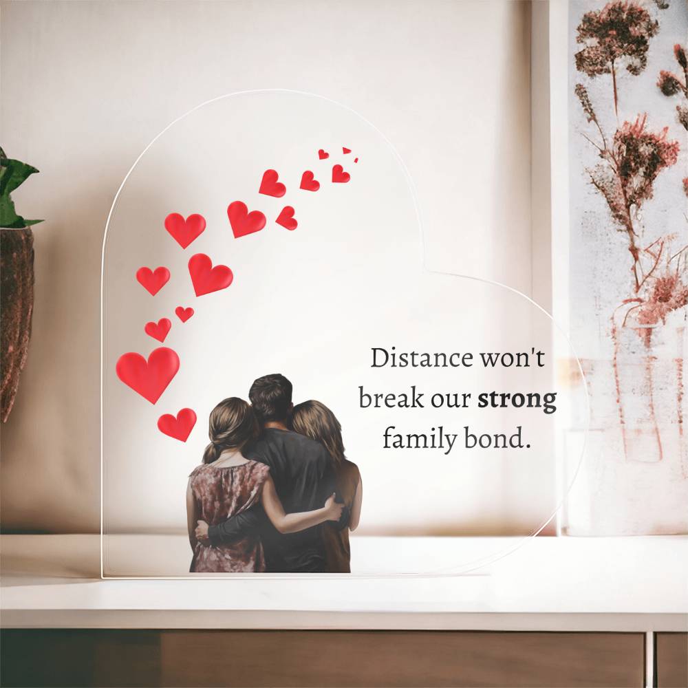 To Our Daughter | Distance Won't Break Our Bond Plaque