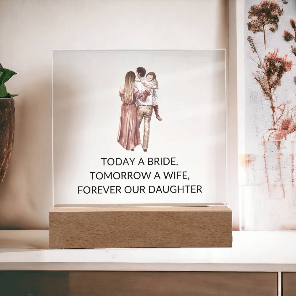 Forever Our Daughter Acrylic Plaque