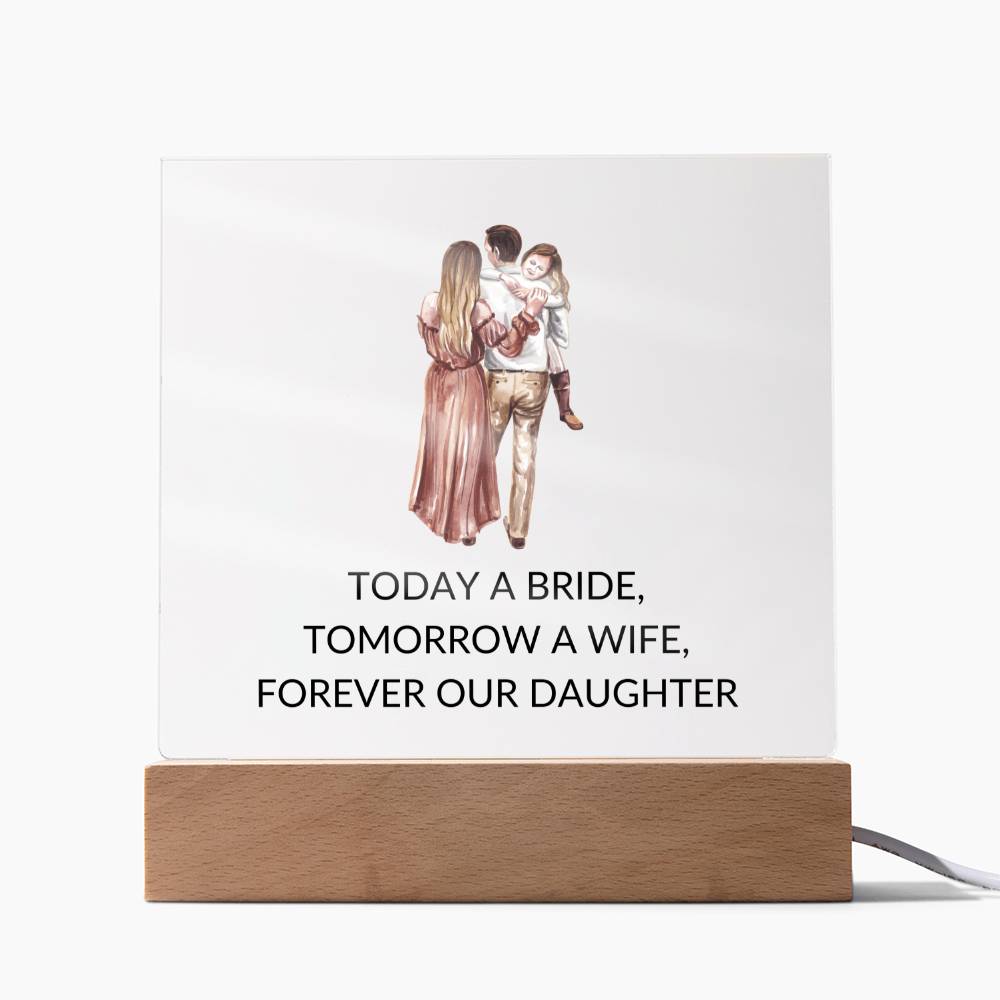 Forever Our Daughter Acrylic Plaque