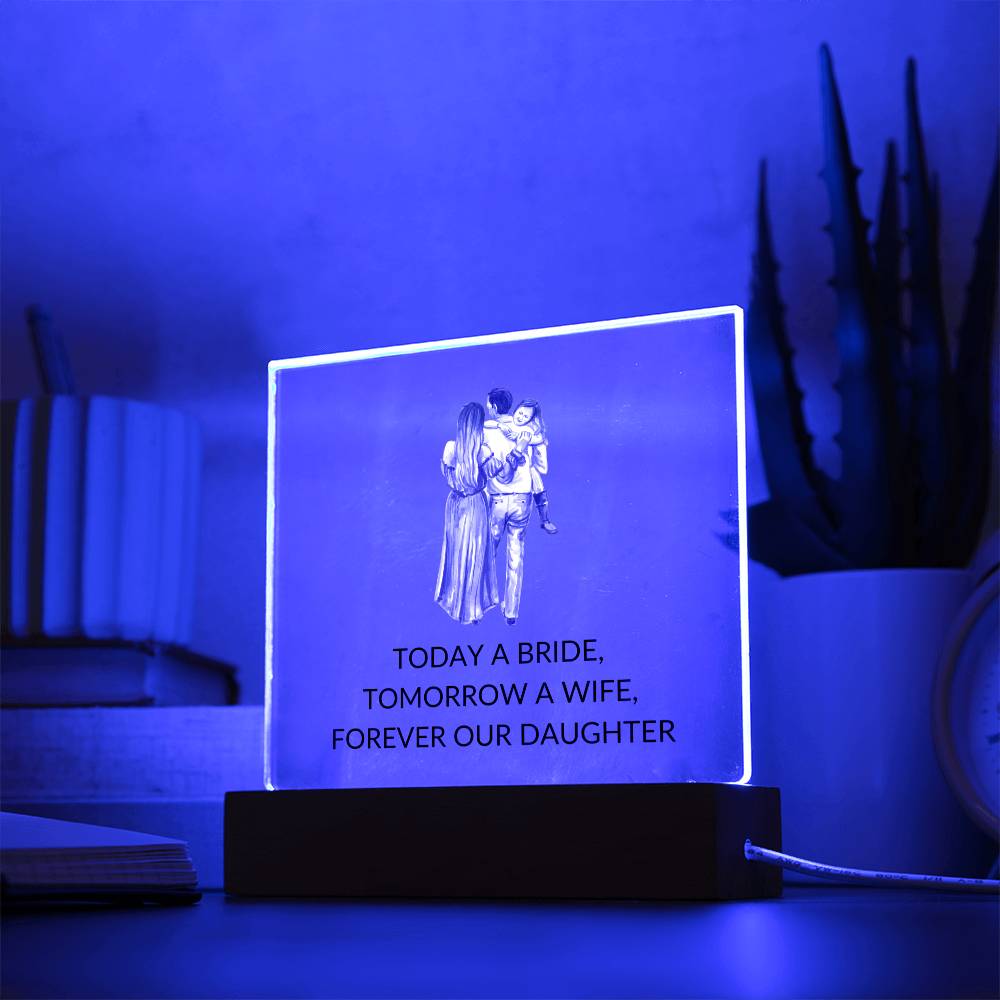 Forever Our Daughter Acrylic Plaque