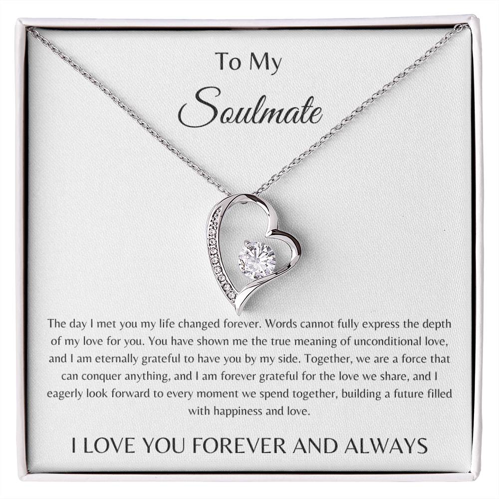 To My Soulmate | Forever Love Necklace