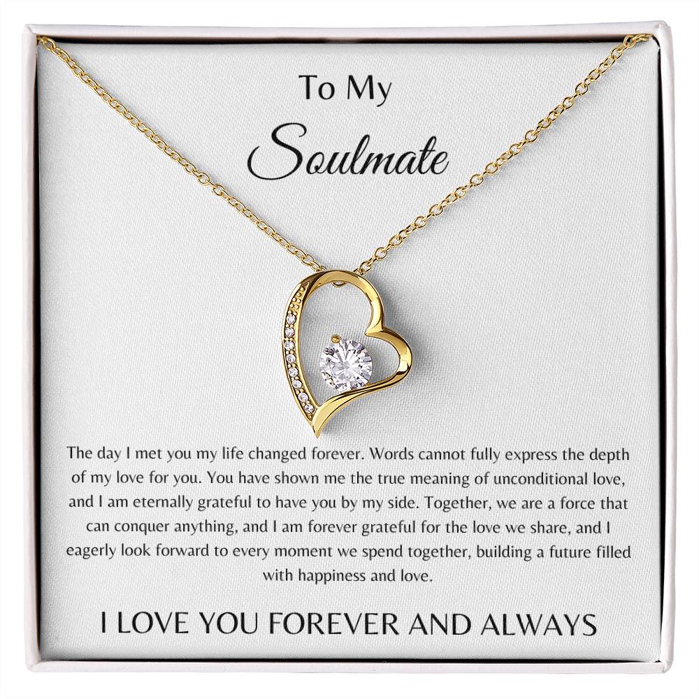 To My Soulmate | Forever Love Necklace